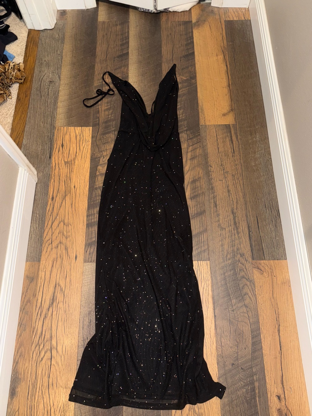 Black Sparkle Women’s Evening Dress